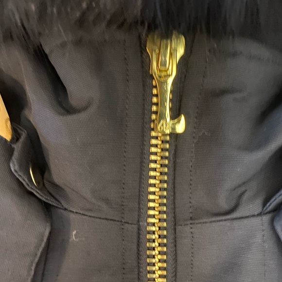 COPY - Moose Knuckles- Ballistic Fur Gold Bomber Jacket - Picture 5 of 7
